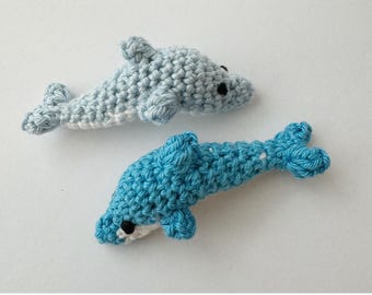 Dolphin Crochet Pattern, Cute Dolphin Amigurumi Pattern, Crochet Dolphin No Sew, Dolphin PDF Crochet Pattern, Mini Crochet Dolphin Keychain