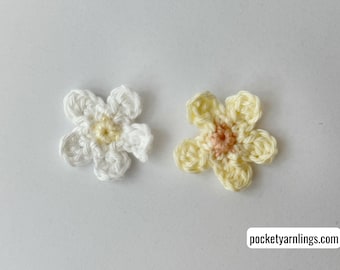 Modello margherita all'uncinetto, modello fiore all'uncinetto, applicazione margherita all'uncinetto, fiore di camomilla all'uncinetto, fiore all'uncinetto per la festa della mamma, fiore margherita