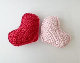 Crochet heart cushion pattern, Amigurumi heart pillow pattern, Crochet love heart cushion, Valentine's Day crochet gift, crochet mini heart