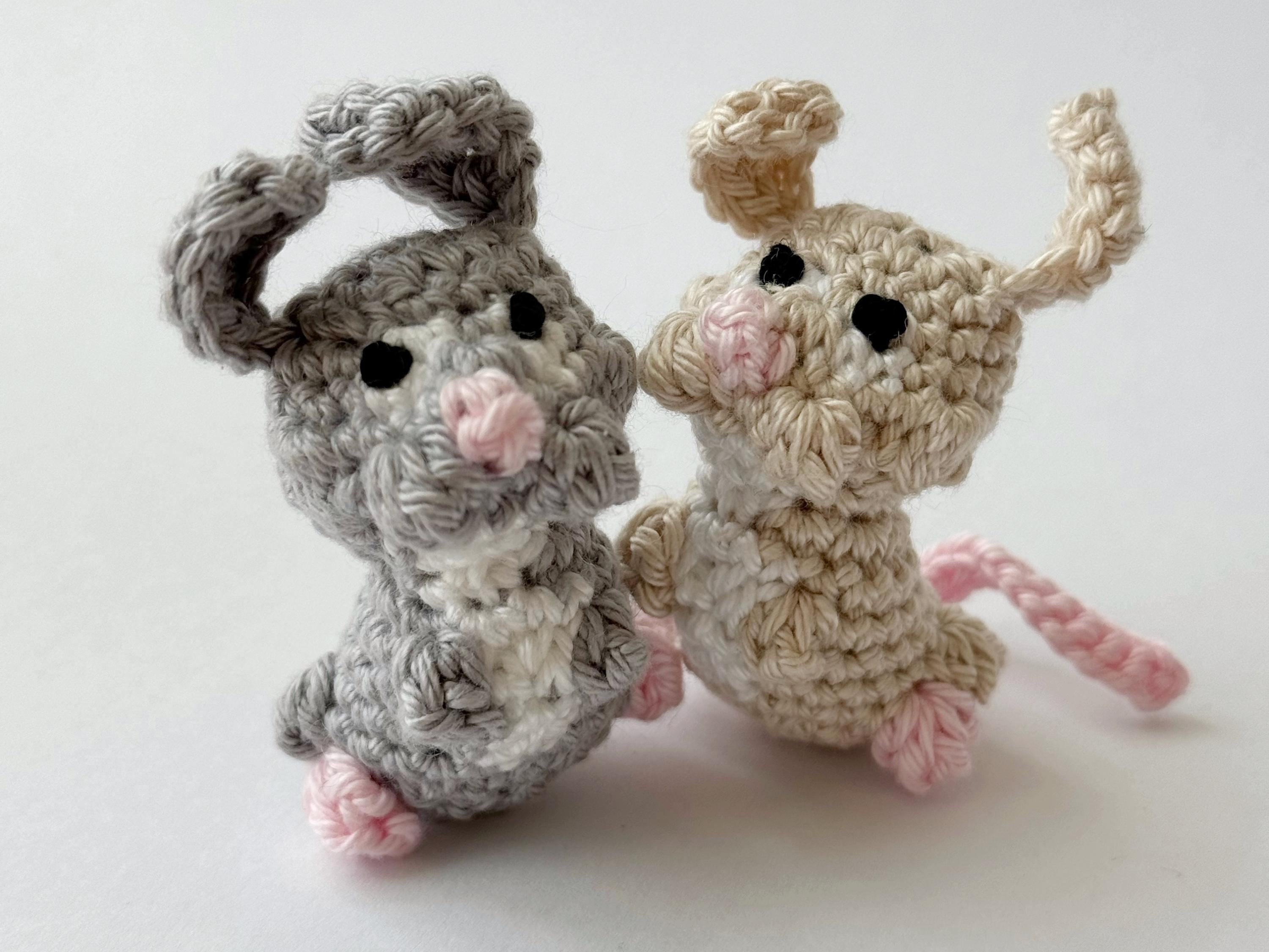 39 Mouse Crochet Patterns: Cute, Giftable Designs for Confident Beginners and More 1 Crochet Mouse Pattern Crochet Mouse Keychain