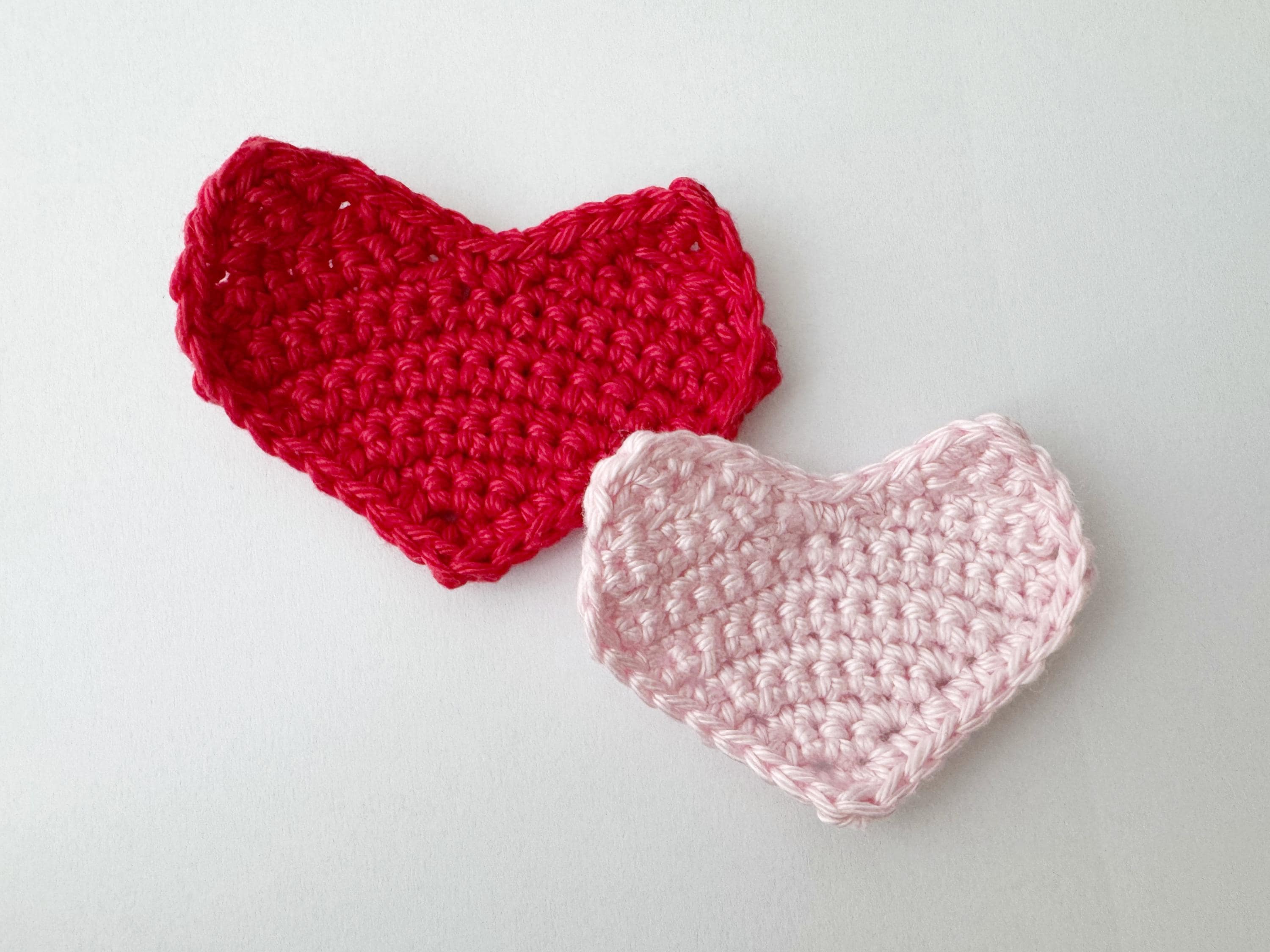 Crochet Heart Applique Pattern
