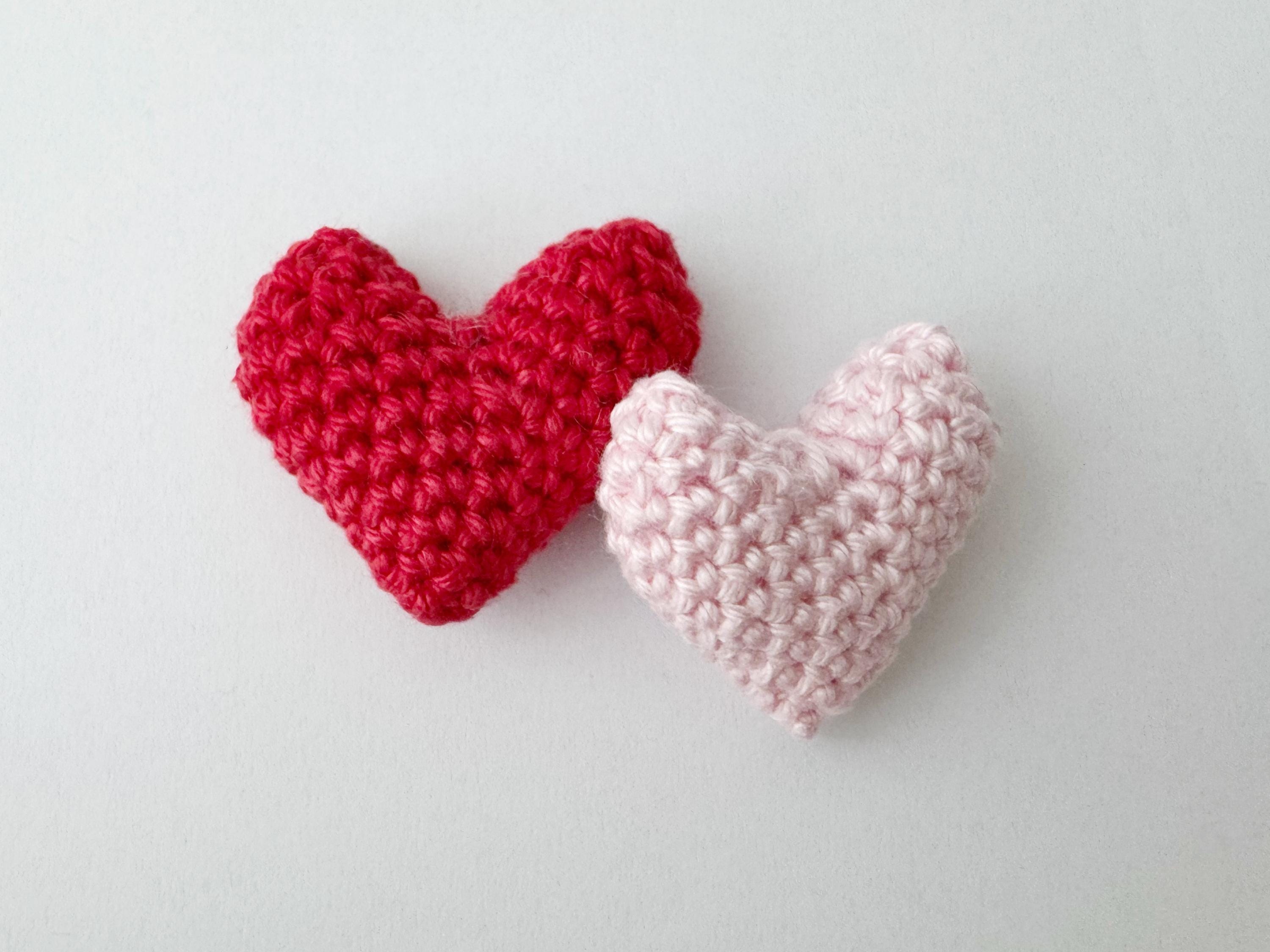 39 Beautiful Crochet Heart Patterns To Make With Love 1 Crochet heart pattern small plush heart