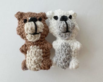 Crochet Pattern Bear, Bear Amigurumi Pattern Toys, Cute Bear Crochet, Bear PDF Crochet, Crochet Bear Pattern PDF tutorial, No Sew Mini Bear