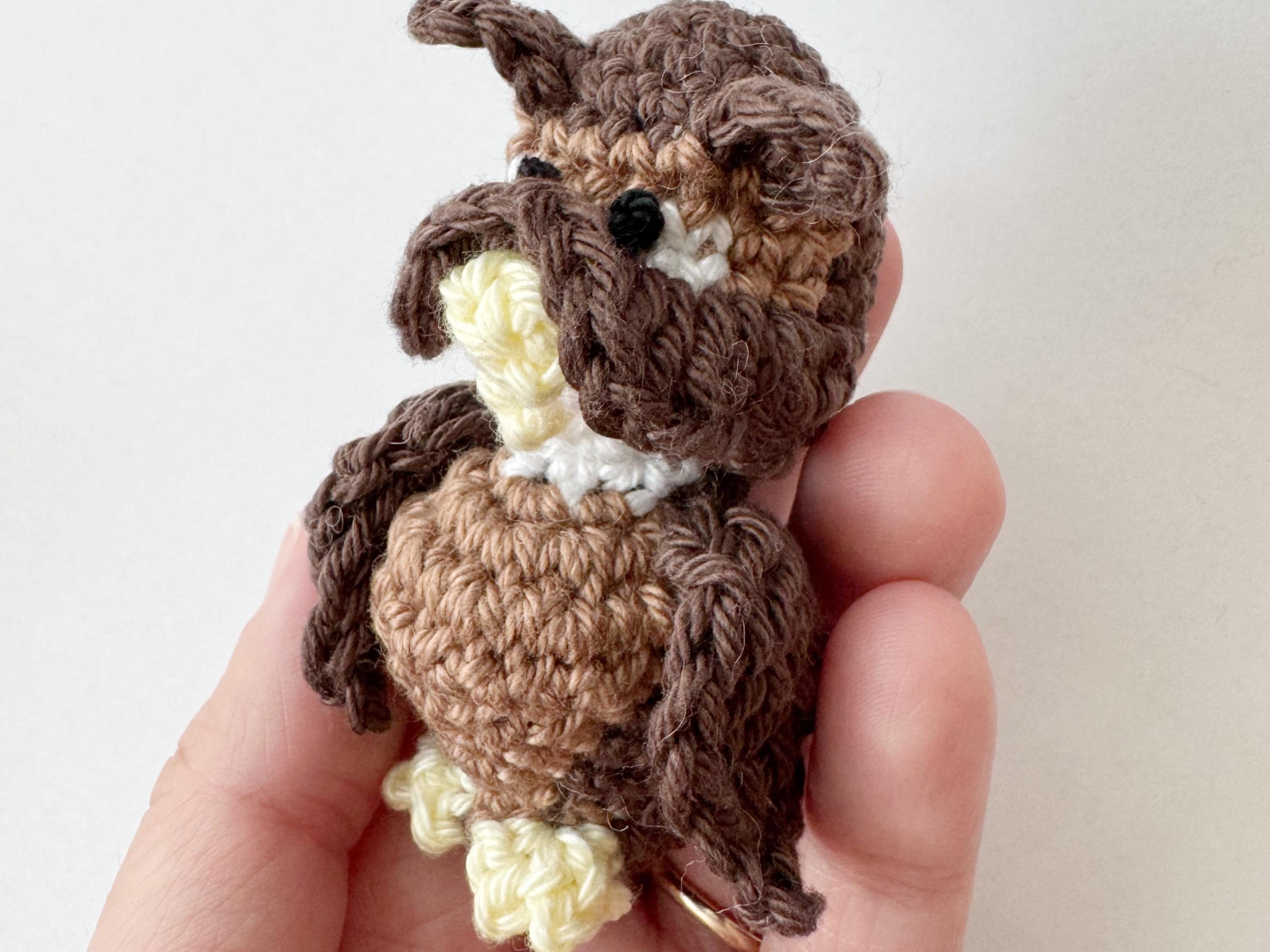 Crochet Owl Pattern Crochet Owl Keychain