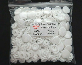 20 Kam Snaps Pink T5 Size 20 Plastic Studs//Poppers//Dummy Clips