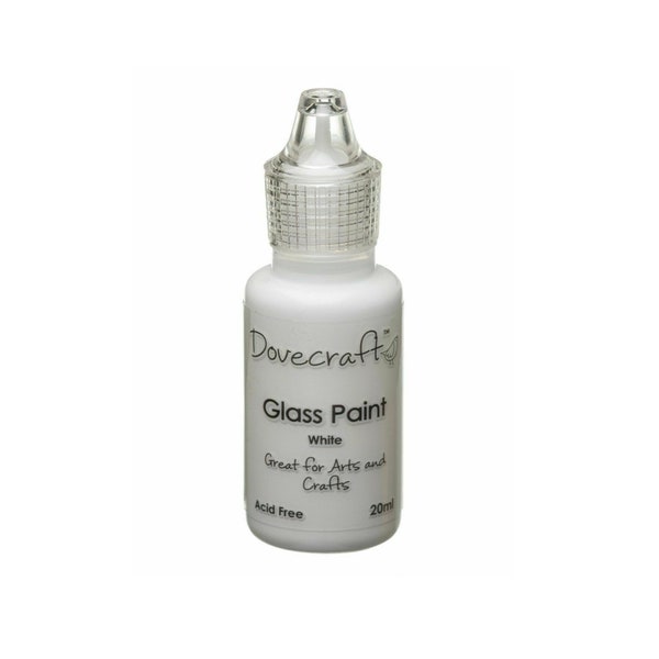 Dovecraft - Glass Paint - Easy Application - 20ml - White
