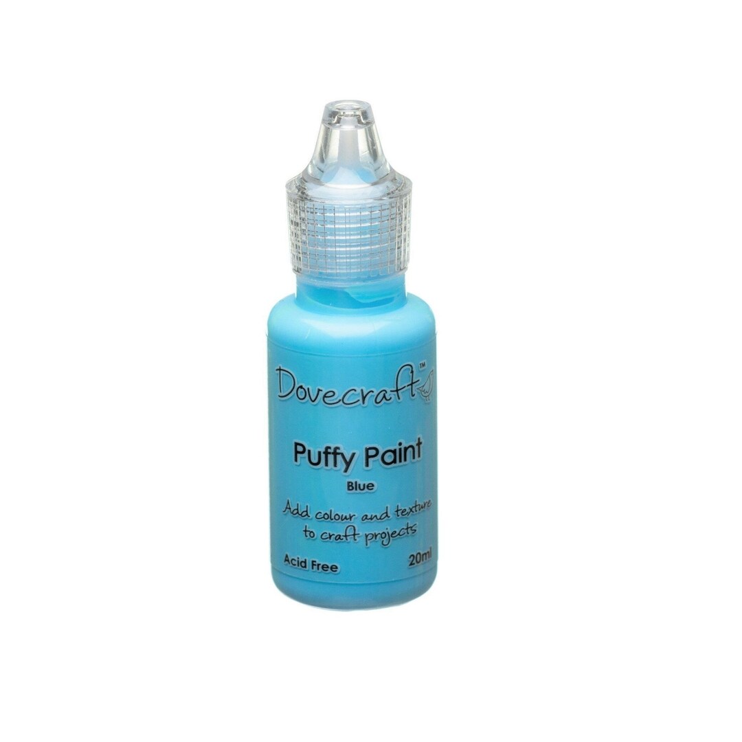 Dovecraft Puffy Paint 3D Easy Application 20ml Blue Etsy