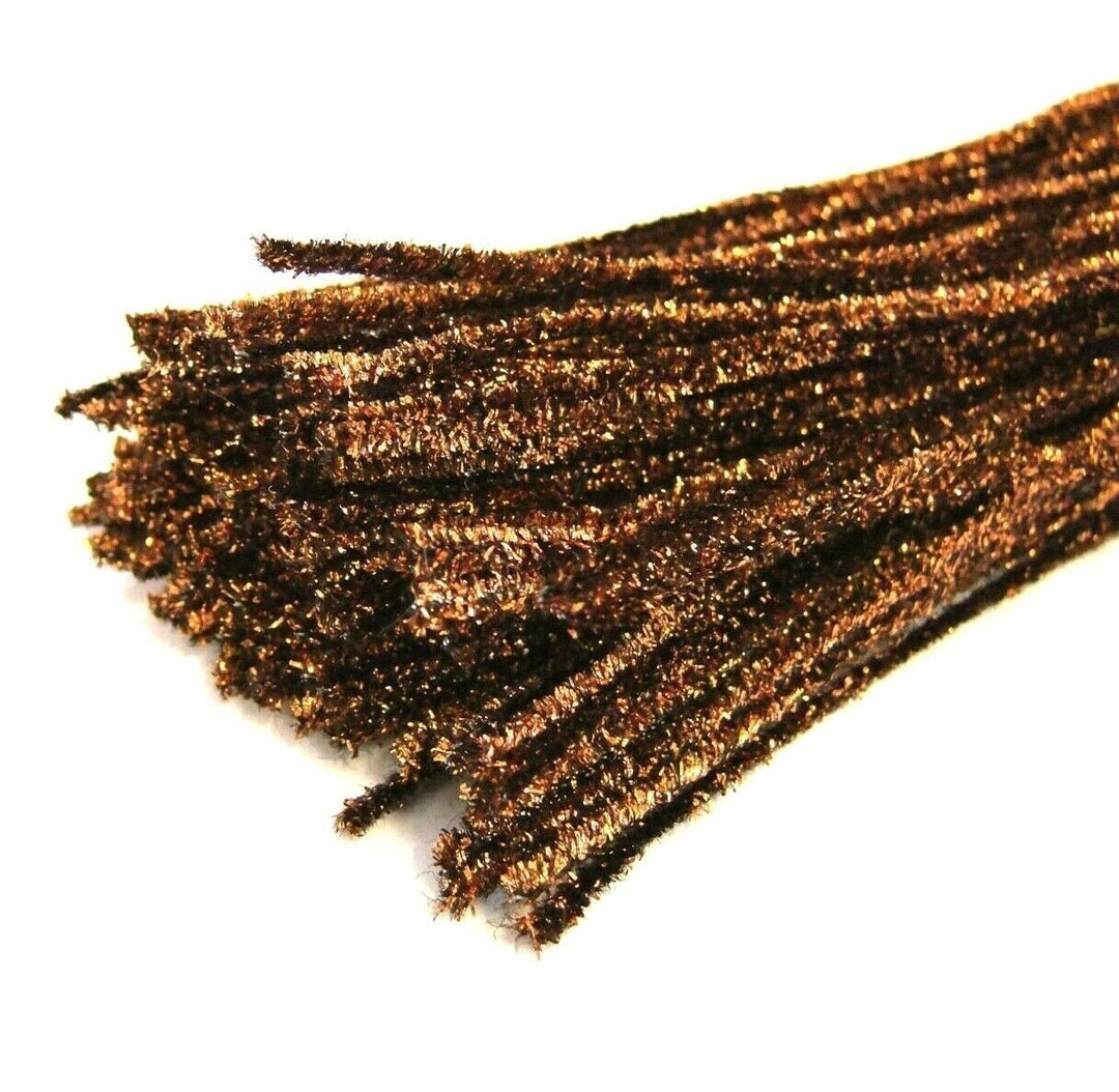  100 Pieces Pipe Cleaners Chenille Stem, Glitter Gold Pipe  Cleaners Set for Pipe Cleaners DIY Arts Crafts Decorations, Chenille Stems Pipe  Cleaners (Glitter Gold) : Arts, Crafts & Sewing