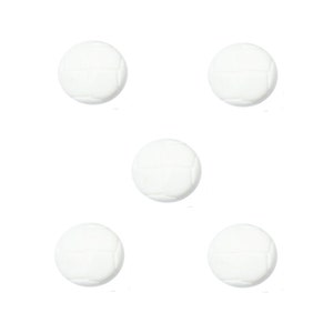 30mm, 34mm Black White Flat Buttons, Large Buttons, Sewing, White