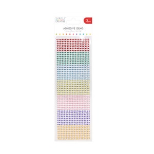 Simply Creative 3mm Adhesive Gems - 1080pk Simply Creative 3mm Adhesive Gems - 1080pk