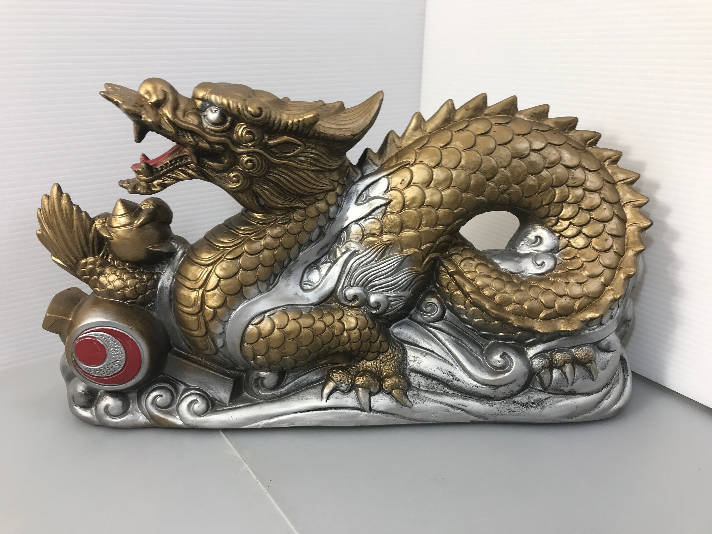 Vintage Japanese Dragon Statue rare Japanese ceramic statue Etsy
