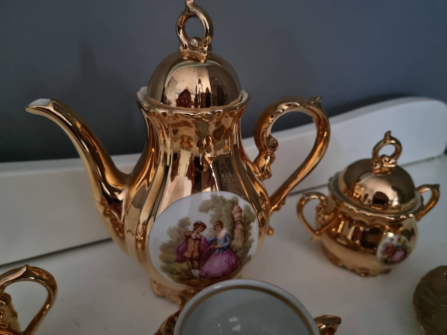 Vintage Bondware Fine Bone China Tea Set for Six Etsy UK