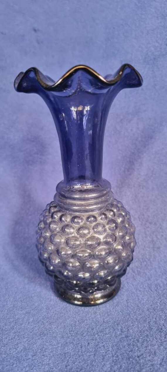 Vintage Purple Glass Vase Etsy