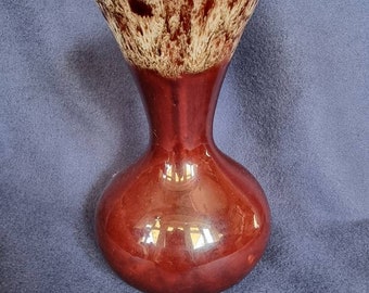 Brown ceramic vase