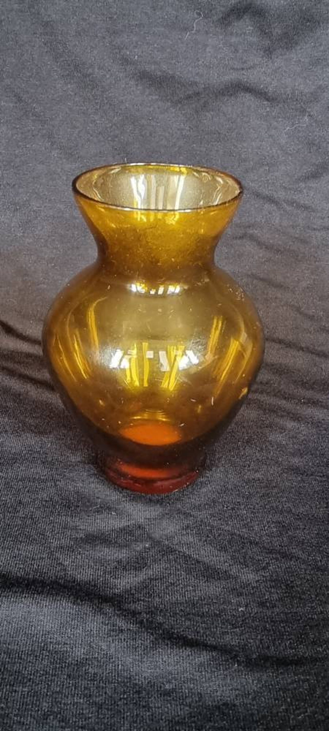 Amber Bud Vase Etsy