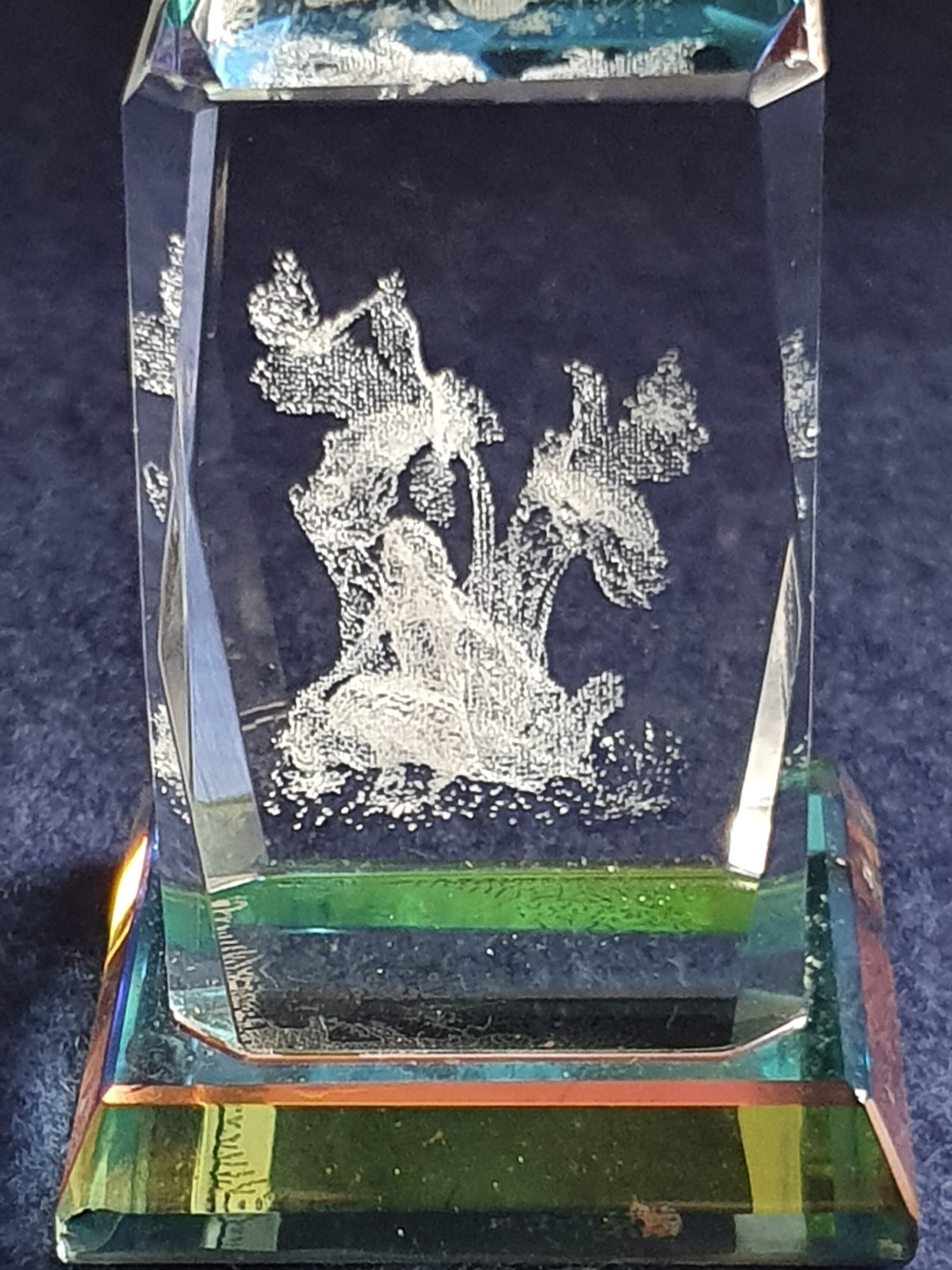 Small Glass Fairy Paperweight Etsy UK