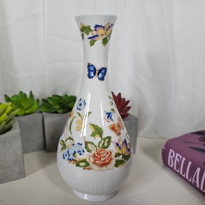 Vintage Aynsley vase cottage garden