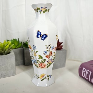 Vintage Aynsley vase cottage garden