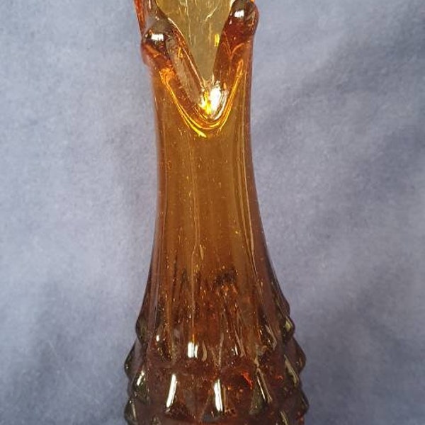 Amber Glass Vase