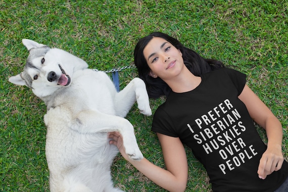 Funny husky shirts sales