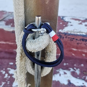 French stainless steel small shackle bracelet RIVIERA large size bracelet, men&#39;s bracelet, French bracelet