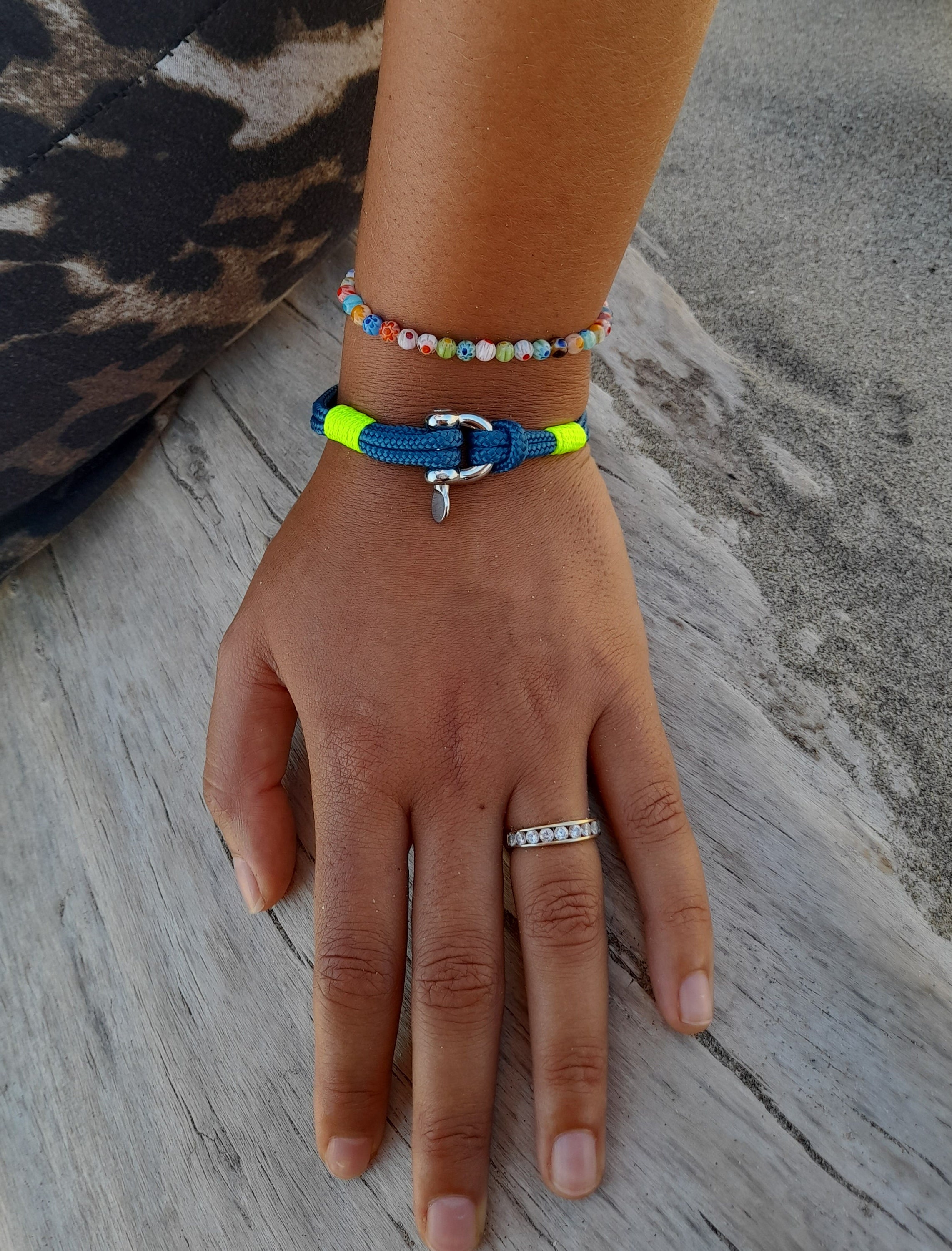 Bracciale Ancoraggio Nave 7 Pollici – Placcato Oro Rosa, Argento 925, Nuovo In Scatola
