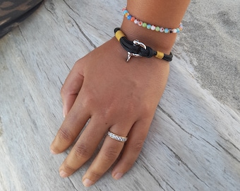 Bracelet mini manille inox, bracelet femme, bracelet enfant