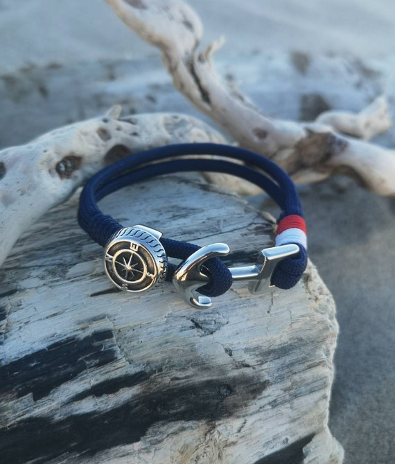 Bracelet paracorde pour femme avec sifflet de signalisation - fait main - fermoir en