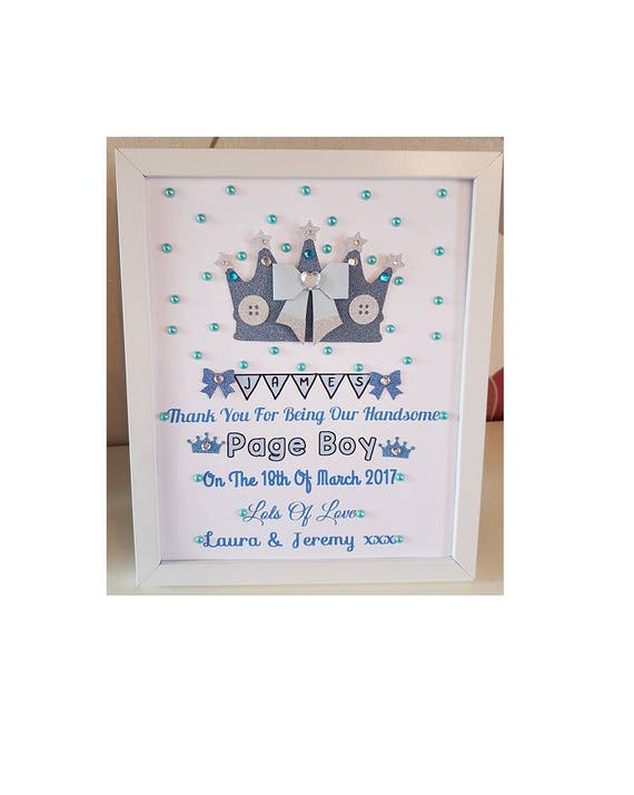 page boy photo frame