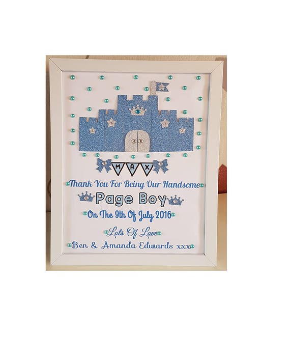 page boy photo frame