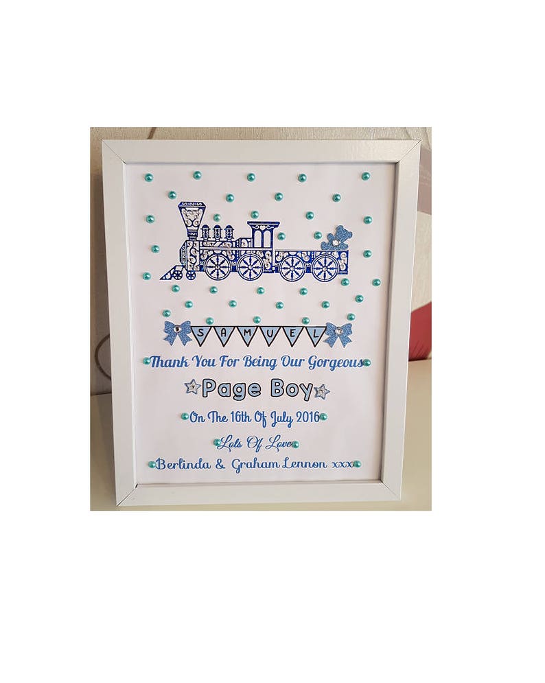 page boy photo frame