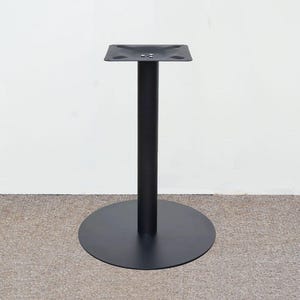 black flat iron table base dining restaurant cafe pub - standard dining height