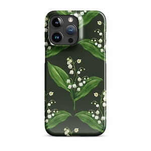 Lily of the Valley Floral Phone Case. Snap case for iPhone®