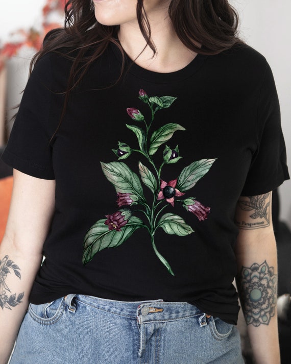 Belladonna Botanical T-Shirt, Poison Garden Graphic Tee