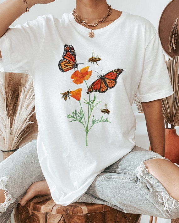 California State With Poppies Tunic California State With Poppies Tunic