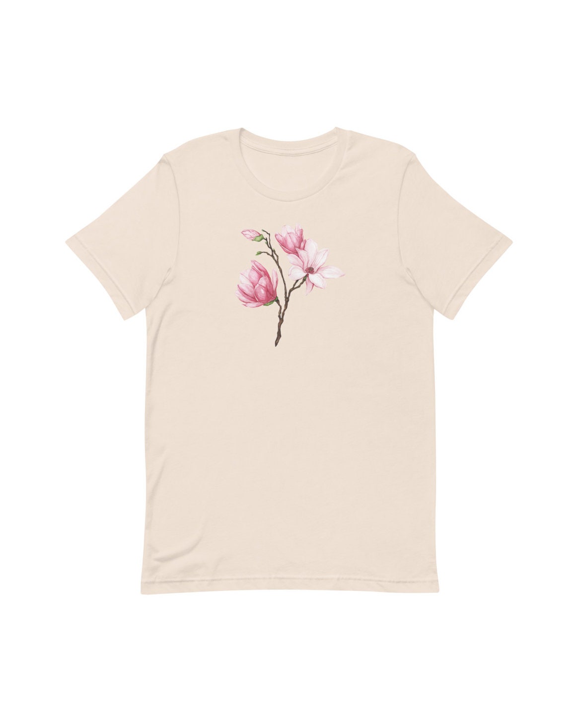 Magnolia Flower Shirts Pink Magnolia Flower Tshirt | Etsy
