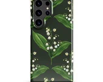 Coque de portable fleur de muguet. Étui à pression pour Samsung®