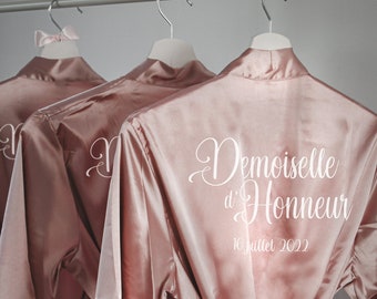 Personnalisé Demoiselle D'honneur Pyjamas mariage Pjs mariée Pyjama De Détente
