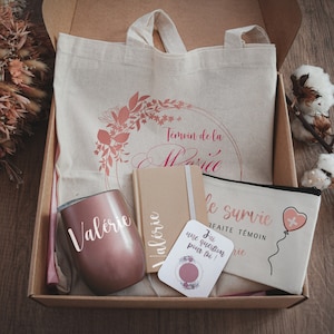 Personalized Bride's Witness Box / Witness Gift / Wedding Gift / Wedding Box / Best friend gift box