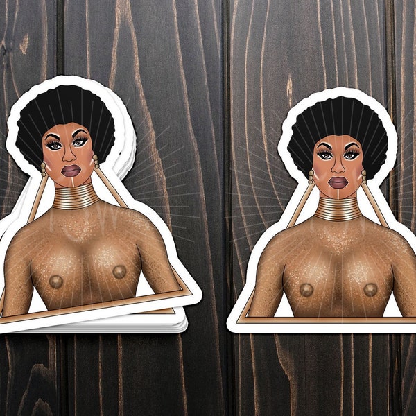 Shea Coulee Vinyl sticker, Rupauls drag race, RuPaul, art, LGBT, Drag queen, die cut sticker, LGBT sticker