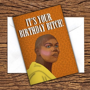 Coco Montrese verjaardagskaart, RuPauls drag race wenskaart, RuPaul, Drag queen, LGBT, A5-kaart, verjaardagskaart, grap grappig, cadeau, slepen, kaart
