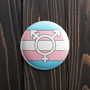 Transgender flag pin badge, lgbt, LGBTQIA+, pride, gay pride, lgbt pride, pride flag, transgender, gay, lesbian, bisexual, gender fluid