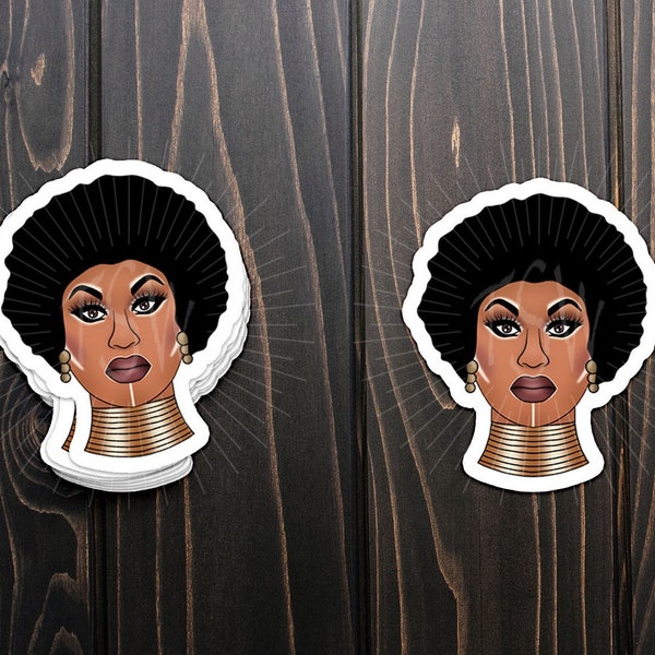 Shea Coulee Vinyl sticker, Rupauls drag race, RuPaul, art, LGBT, Drag queen, die cut sticker, LGBT sticker