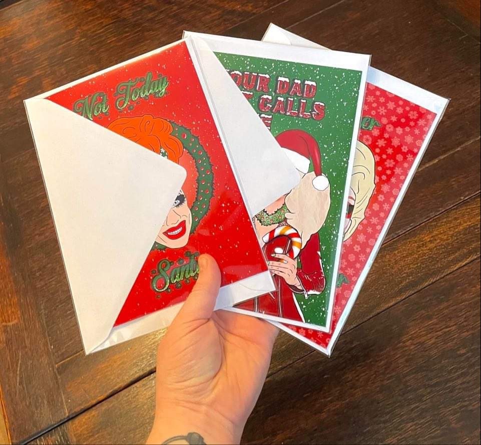 Trixie Mattel Christmas card RuPauls drag race greeting card | Etsy