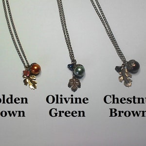Eichel Charm Halskette - 3 Styles verfügbar - Pagan, Witch, Wicca, Hedgewitch