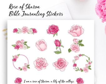 Bible journaling stickers, Faith stickers, Bible journal, Bible study stickers, prayer journal, Bible journaling kit, Christian stickers