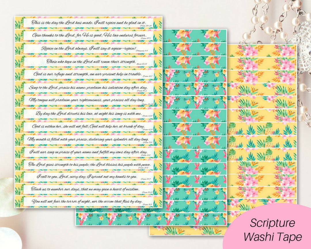 Seasonal Splendor Washi Tape Sticker Set