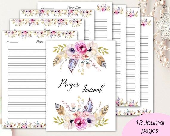 Prayer Journal Free Printables Sparkles Of Sunshine