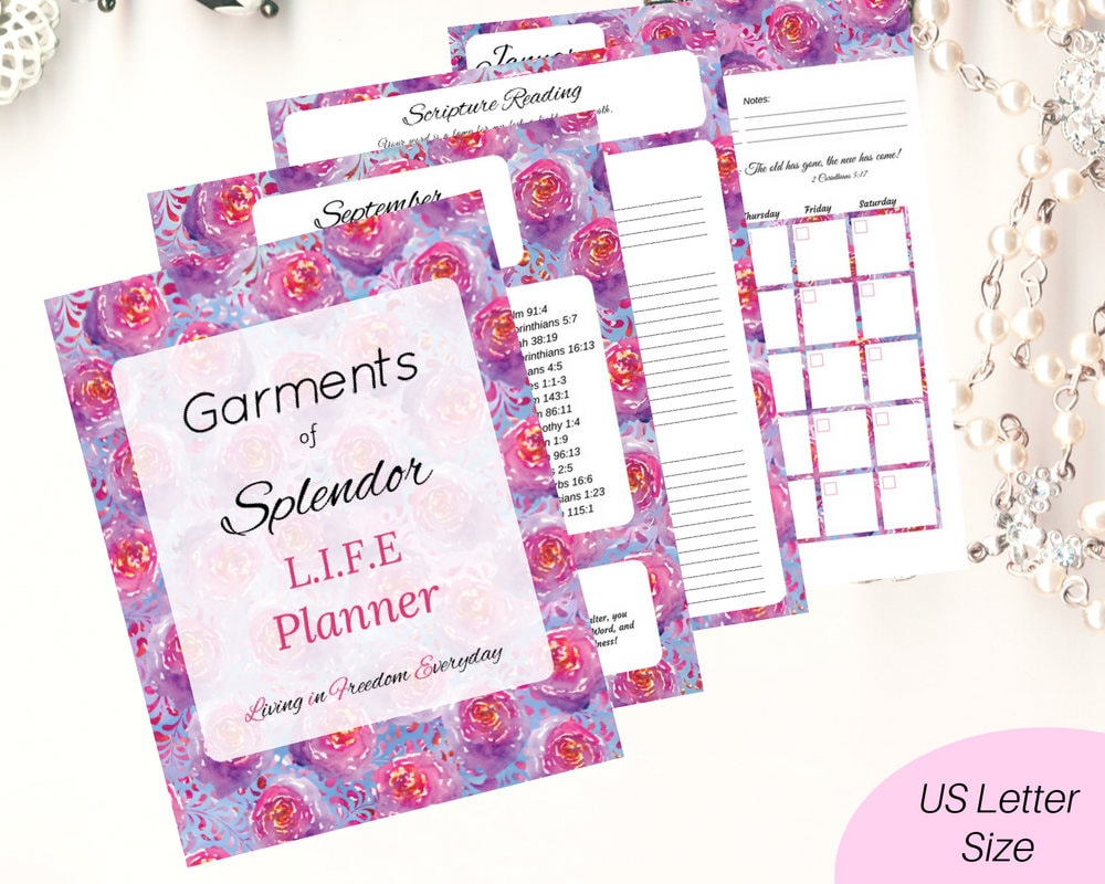 Printable Faith Planner Christian Planner Bible Planner Etsy