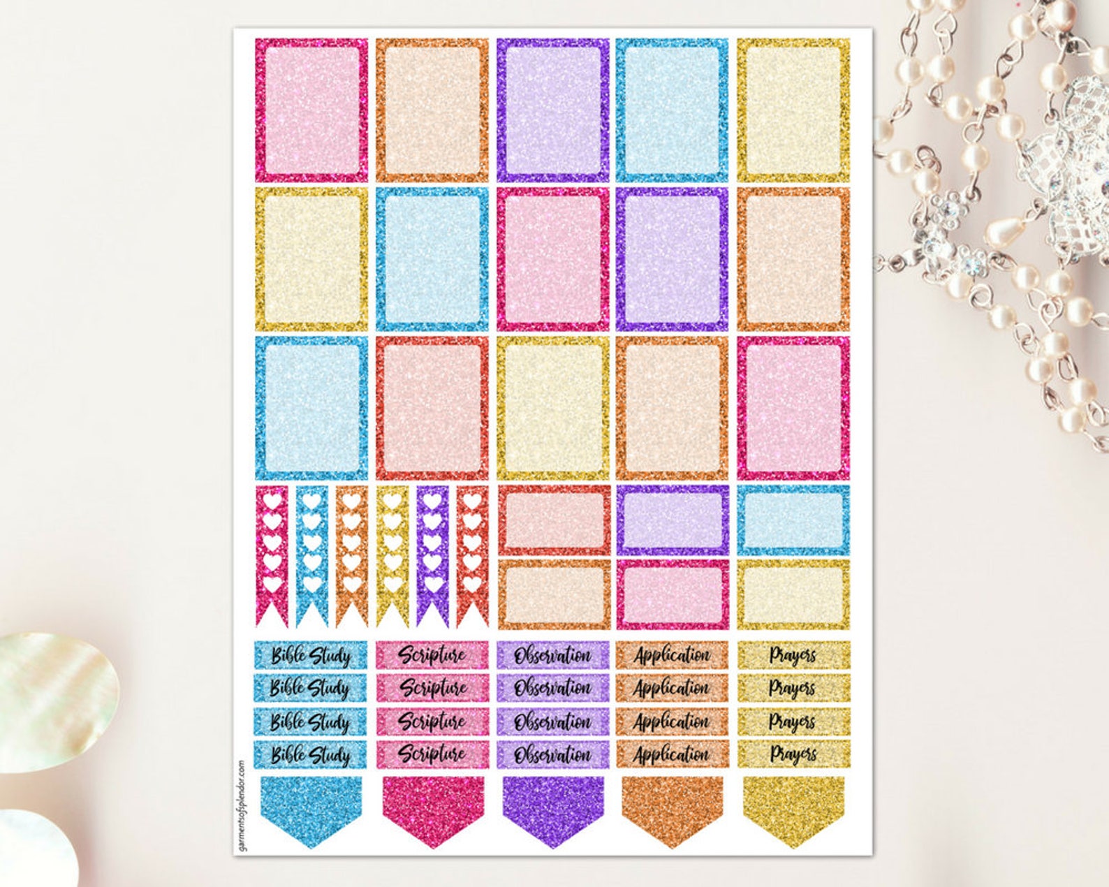 Faith Stickers/ Printable Scripture Stickers/ Bible Study Stickers ...